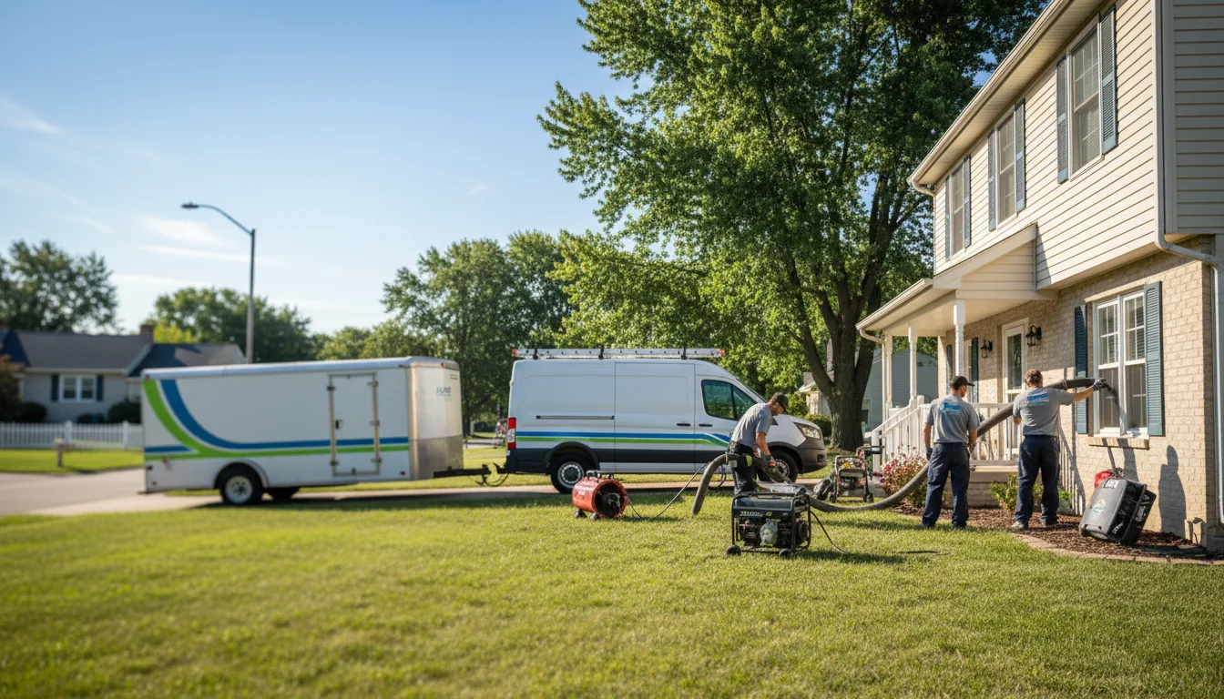 Flooded Basement Restoration And Cleanup With Repair in Bonaparte, IA near me